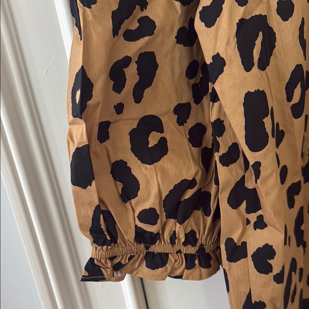 Mud Pie Tan and Brown Swing Mini Dress - Picture 3 of 4
